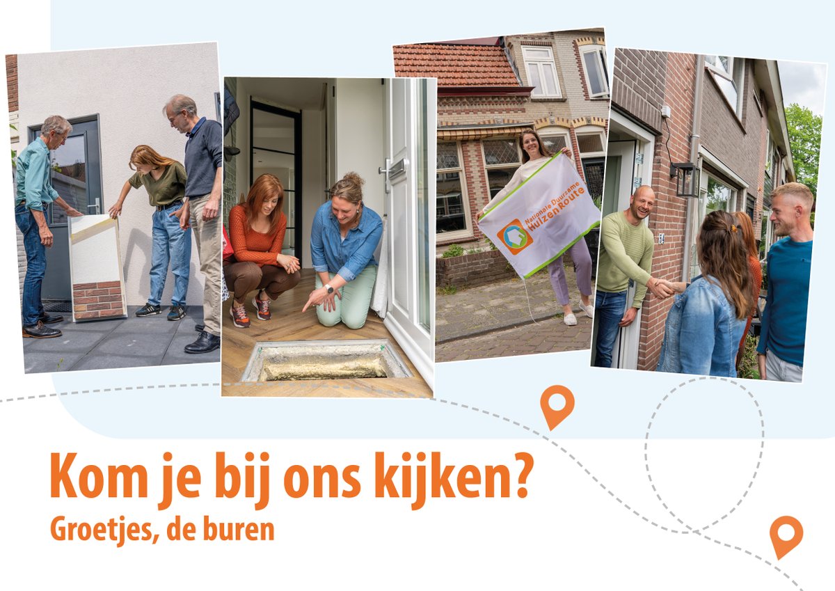 Duurzaam wonen? 🏠 Laat je inspireren door ervaringsverhalen van huiseigenaren. Of bezoek een duurzame woning in jouw omgeving op zaterdag 4 november. Bekijk verhalen, online video’s en meer dan 2.100 duurzame huizen op duurzamehuizenroute.nl. 

#duurzamehuizenroute