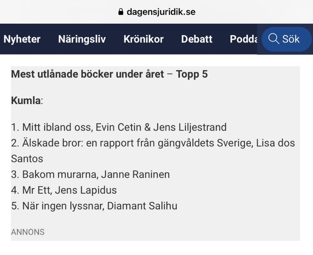 Känns så märkligt att toppa den här listan. Hoppa satt boken ger något perspektiv till förändring 🙏🏽😔