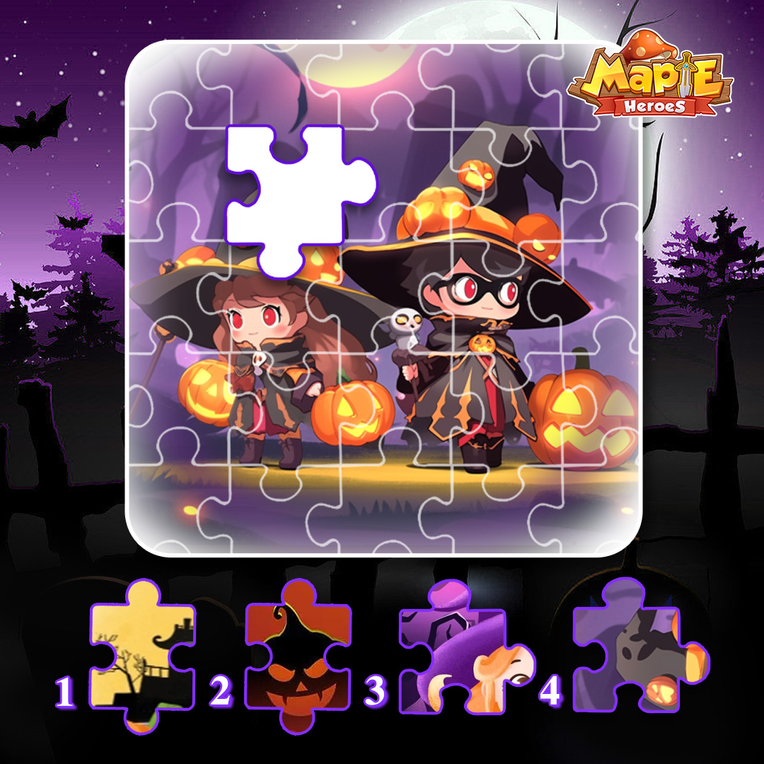 maple_hero59010's tweet photo. 🎃Knock knock! Open the door
👻Have you hand out with friends to share this festival?
⏰Event Time：11.01~11.3 (before 16:00）
🎁Rewards：Soulstone*500
❓Which is correct puzzle pieces?
1
2
3
4
​🎃How to play?
Like and Comment this post with your correct answer.

#MapleHeroes https://t.co/tw7HU9D0vq