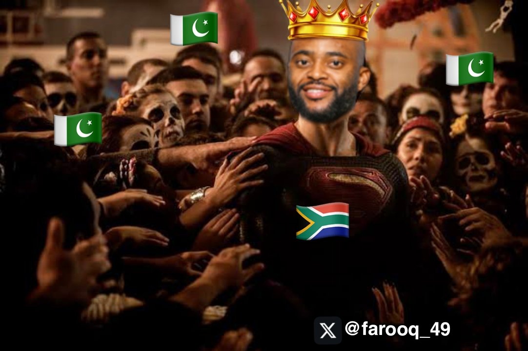Breaking Twitter Shaking News 🚨

Pakistan is back in the race for the semi-finals.

South Africa has done it once again. Last time, they lost the match against the Netherlands for us, and now they've won against New Zealand.

Thank you, South Africa 🇵🇰❤️🇿🇦

#NZvsSA #NZLvsRSA
