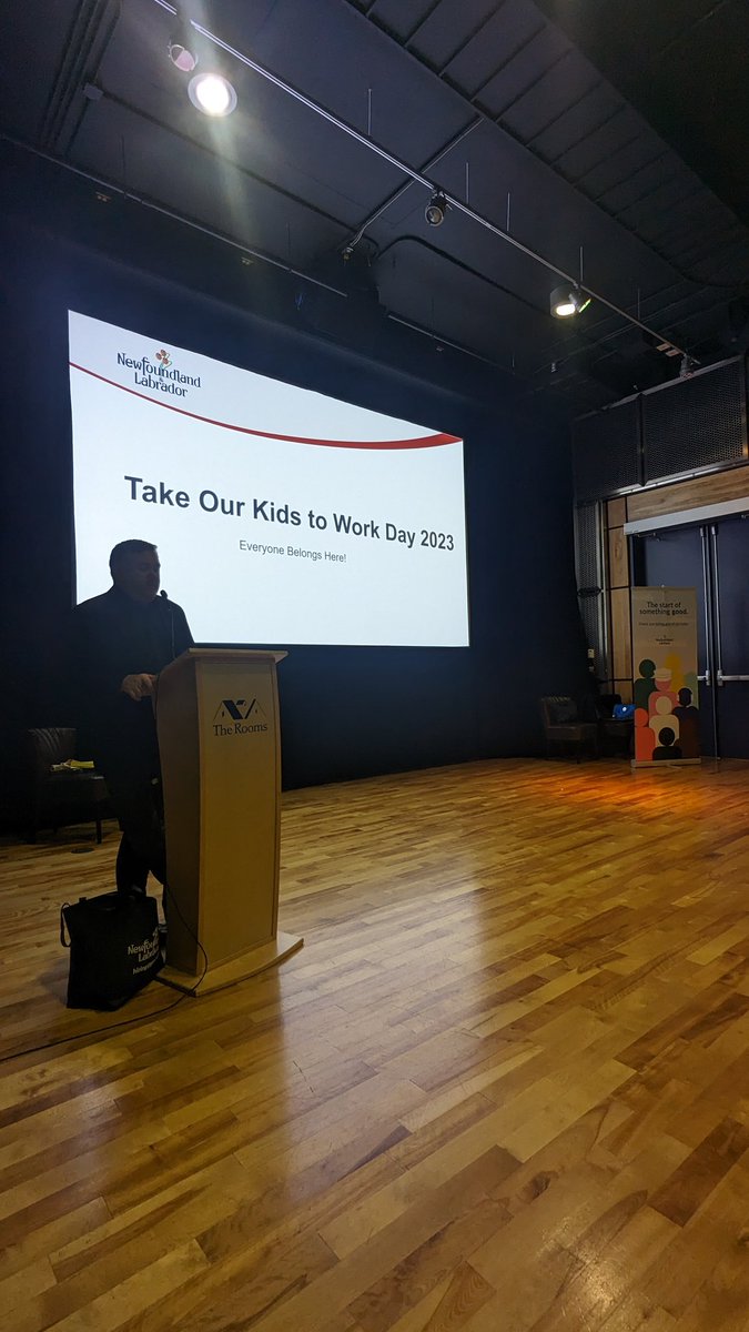 Today’s the day that lasts a lifetime! Gr 9 students are participating in-person at @TheRooms_NL to explore their futures, now. Join us to celebrate @StdntsCmmssn’s Take Our #KidsToWork Day!
