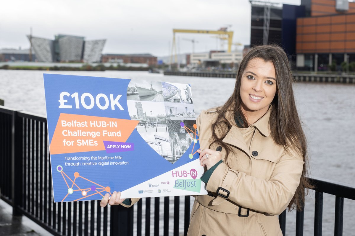 News: New £100,000 Maritime Mile Challenge Fund for Belfast creative and digital SMEs ow.ly/oXoc50Q2XH1 @CllrBlack @EUHUBIN @MaritimeBelfast #HUBIN #SmartBelfast #XRBelfast