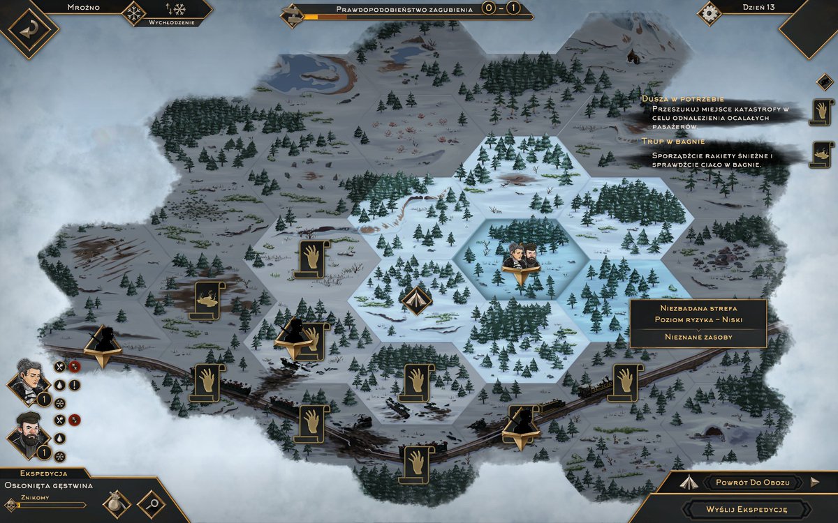 OpoznionyGracz's tweet image. Szukam gier podobnych do #PaperPlease. Pograłem w #HelpWillComeTomorrow, które jest bardzo blisko przytłaczającym klimatem. Zarządzamy grupą ocalałych z katastrofy kolejowej, którzy walczą o przetrwanie na Syberii. Każda decyzja ma znaczenie, dużo trudnych wyborów. Nieźle. #Steam