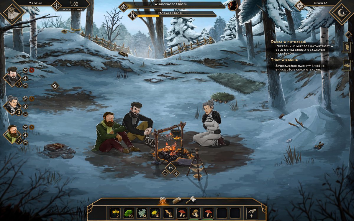 OpoznionyGracz's tweet image. Szukam gier podobnych do #PaperPlease. Pograłem w #HelpWillComeTomorrow, które jest bardzo blisko przytłaczającym klimatem. Zarządzamy grupą ocalałych z katastrofy kolejowej, którzy walczą o przetrwanie na Syberii. Każda decyzja ma znaczenie, dużo trudnych wyborów. Nieźle. #Steam