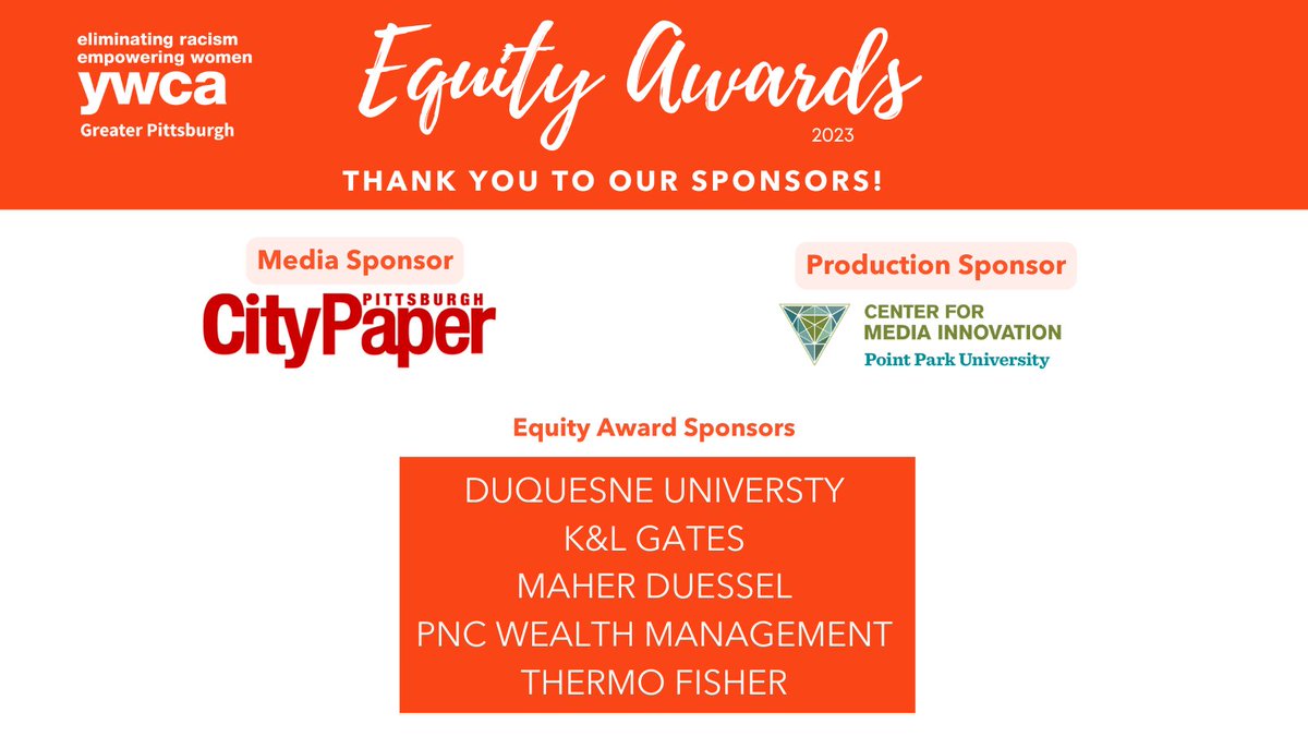 Limited Tickets Available-ow.ly/A3Nq50Q2ZwL Get ready for the #2023EquityAwards! Join us this Friday, Nov. 3rd, at the Omni William Penn Hotel. Doors open at 11:30 AM, luncheon from 12 PM to 1:30 PM. See you there! #equity Parking is available at Mellon Square Garage