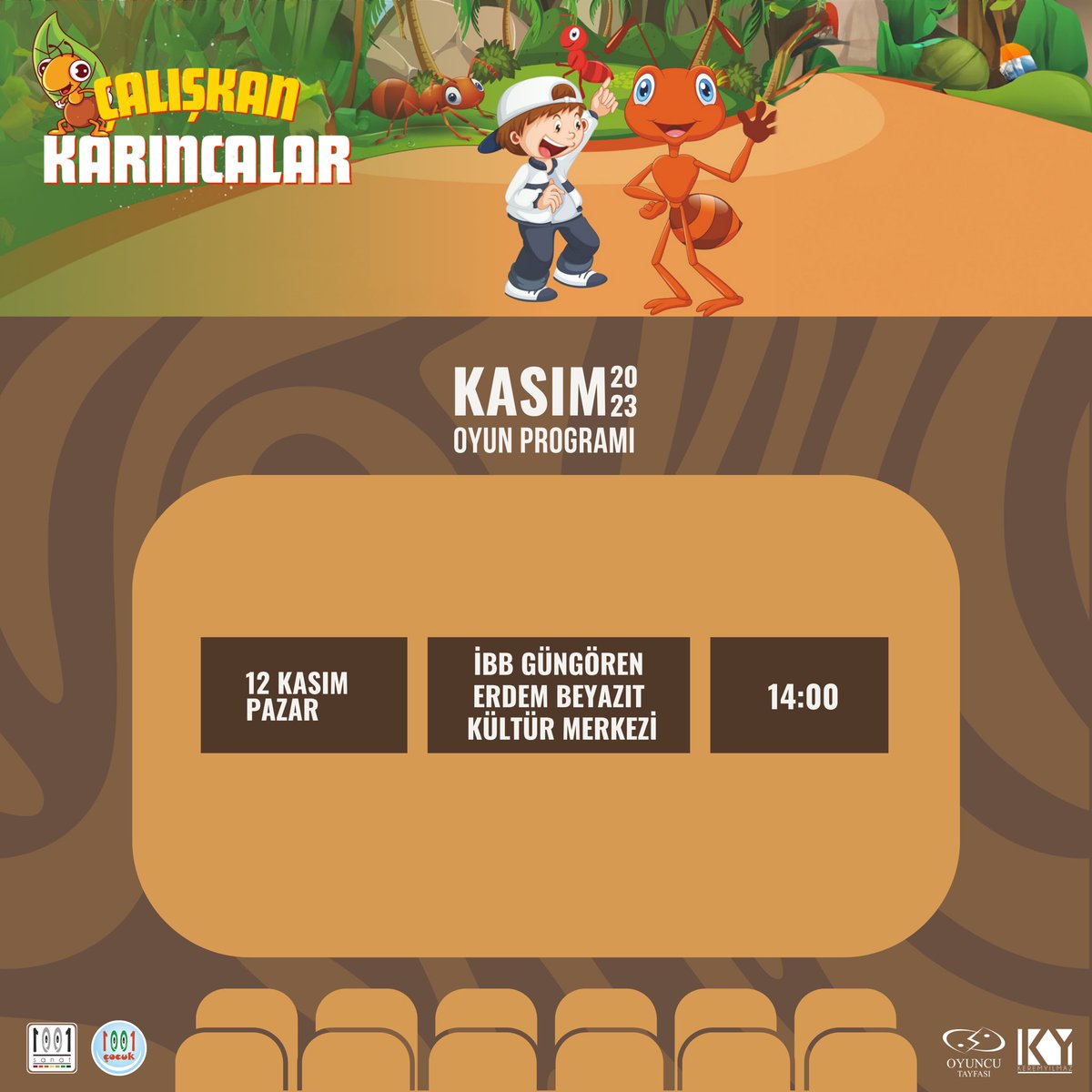 1001Sanat's tweet photo. Kasım ayı oyun programımız sizlerle 🤹🏻‍♀️🎪✨ https://t.co/acfjpWIzdE