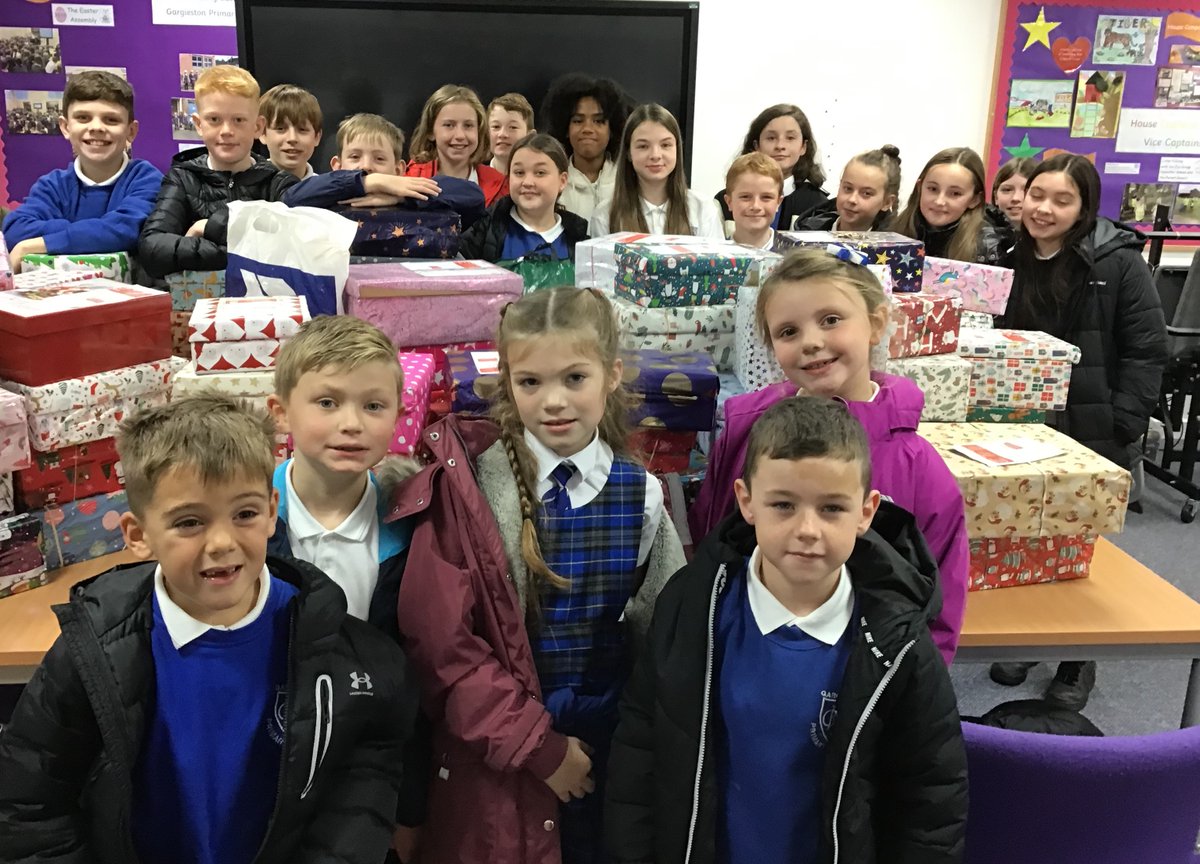 Over 100 shoeboxes were collected today by Blythswood Care. These will be taken to their Glasgow office to be sorted then distributed to countries including Hungary, Romania, Serbia and Ukraine.
Thank you for your generosity #KindnessMatters #TeamGargie