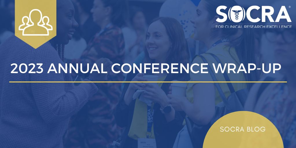 SOCRA BLOG: A Recap of the 2023 SOCRA Annual Conference Read the blog here >> smpl.is/821ow #socra2023 #clinicalresearcheducation #socraannualconference