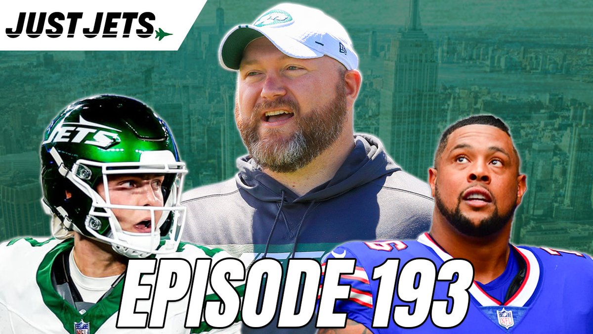MattOLearyNY's tweet photo. 🚨@justjetspod Ep 193🚨

🏈 A quiet trade deadline
🏈 Jets offensive struggles
🏈 Voicemails

Watch/listen: https://t.co/mNvV8LcFXk

#Jets | #TakeFlight https://t.co/mLYKk0rRTq
