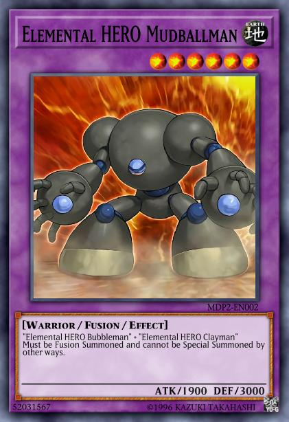 every_ygocard's tweet photo. Elemental HERO Mudballman https://t.co/BJPeBuHcn8