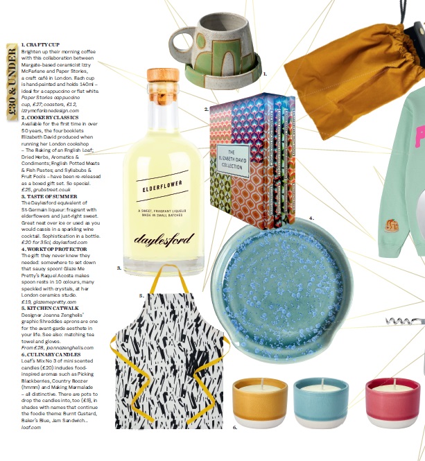 We have loved seeing the response to our delightful 'Elizabeth David Collection' and are so pleased to see it featured in @deliciousmag's Christmas gift guide in their November issue. As they've said it is so special!