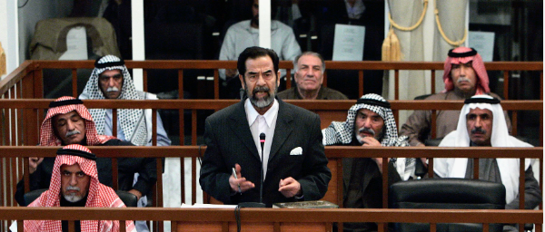 InternTweetWeek's tweet photo. JUICIO Y CONDENA
En junio de 2006 el Tribunal Especial Iraquí anunció que Sadam Husein y otros seis acusados se enfrentarían a juicio por la operación Al-Anfal. ¿Qué condenas recibieron los acusados? Dentro hilo 👇
#AlAnfal #Irak #Kurdistan https://t.co/BGvYJsCndi