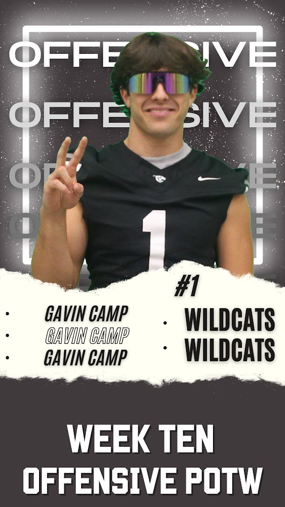 Week 10 - Playoffs Round 1 Offensive Player of the Week with 3 TDs