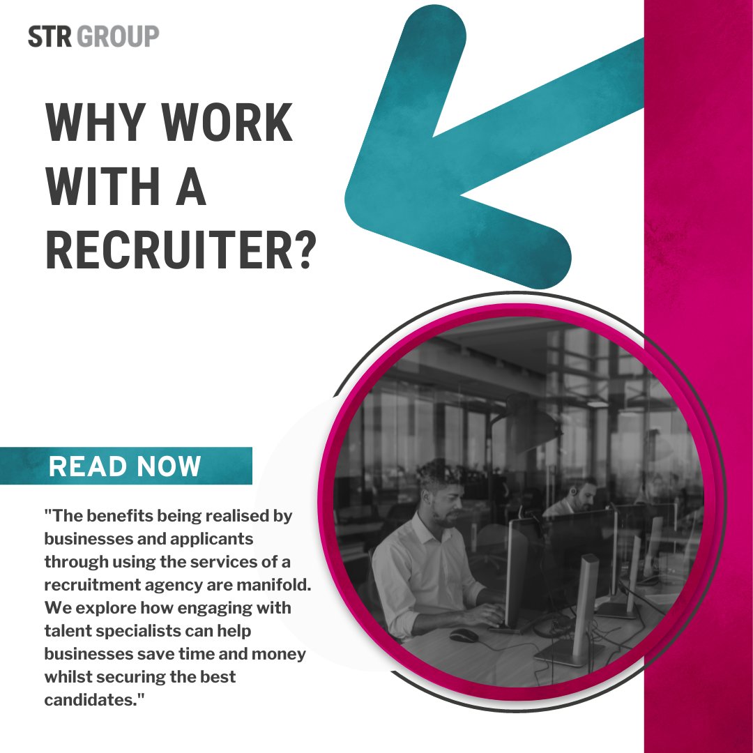 Ever wondered why working with a recruiter is a game-changer in today's job market?🤔 
 
We've got the answers! Click the link to read our latest blog and unlock the secrets of successful hiring.💼✨ 

strgroup.co.uk/str-group-blog…
 
#RecruitmentInsights #HiringSolutions