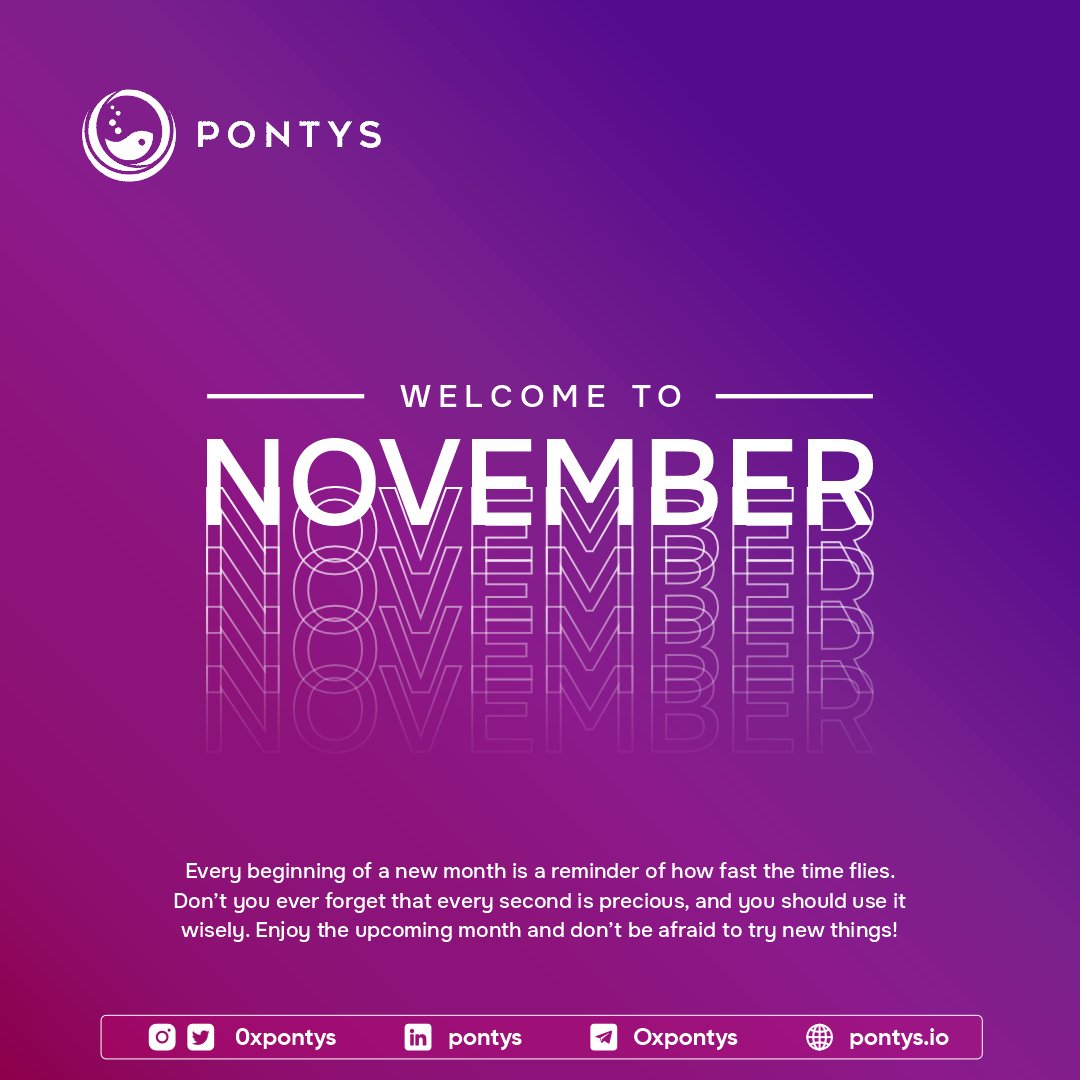 0xpontys's tweet photo. At @0xpontys, we're gearing up to be your ultimate Web3 education hub.

 While our courses haven't launched yet, stay tuned for a month full of exciting learning updates and insights.

 Let's make November a month of growth and discovery together.

Happy New Month✨️ https://t.co/WnUU2z2L0t