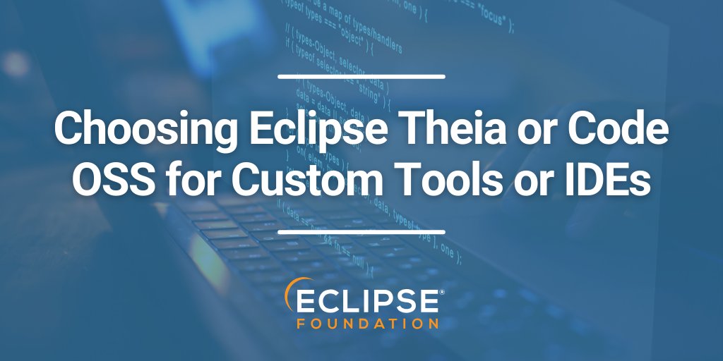 EclipseFdn's tweet image. The @eclipsesource team breaks down Code OSS and #EclipseTheia based on adaptability and flexibility, available features, and governance and ecosystem in our latest newsletter: hubs.la/Q027dMcZ0 #opensource #EclipseCloudDevTools @JonasHelming @MKoegel @PhilChip23
