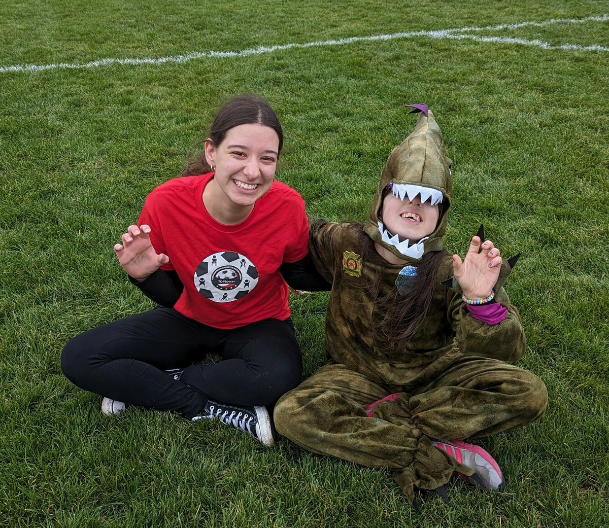 SAATOPSoccer's tweet photo. We wrapped our last fall practices with some Halloween fun. Thank you to the families and Buddies who came out this season to support our SAA TOPSoccer Red Birds(23/24 team name). 

Information about our winter practices, VolleyBuddy Clinic and other events, coming soon.♥️⚽ https://t.co/dOVK1F2xJI