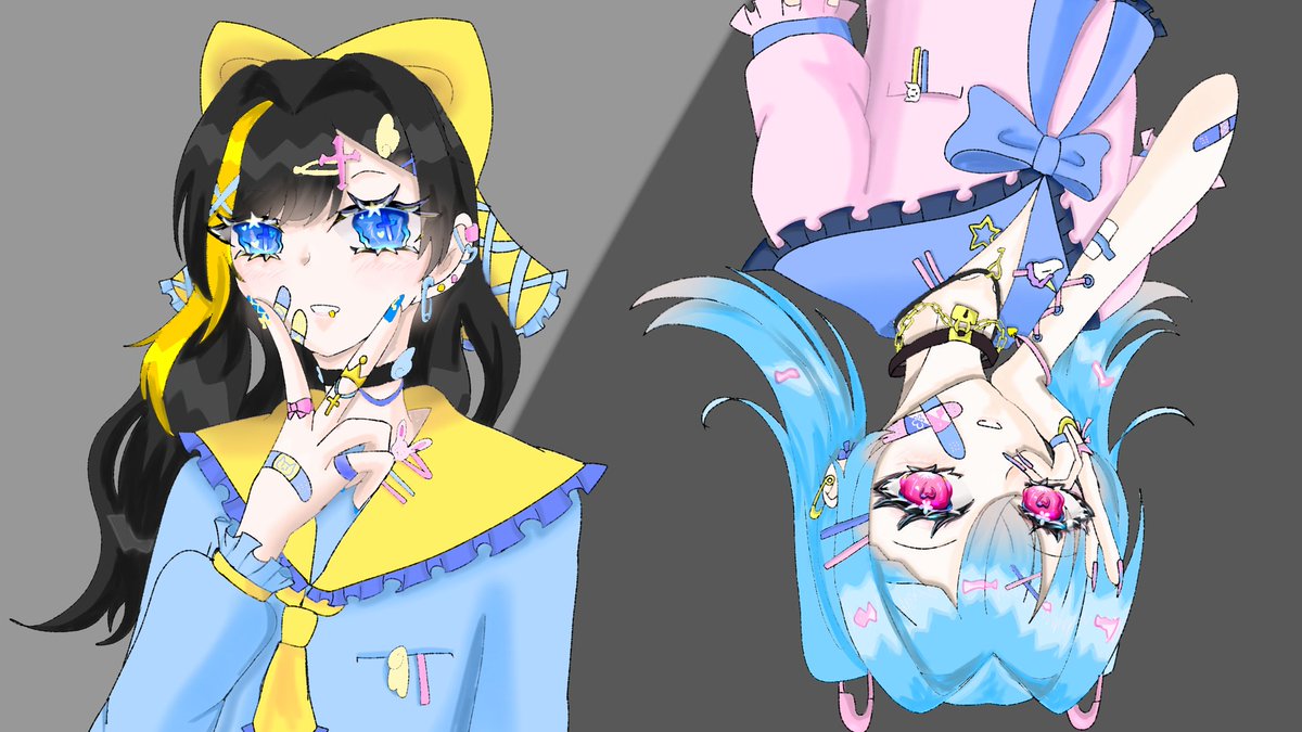 C0457021062's tweet photo. #今月描いた絵を晒そう 
10月。
これやってみたかったんだ https://t.co/ThPyUd3rry