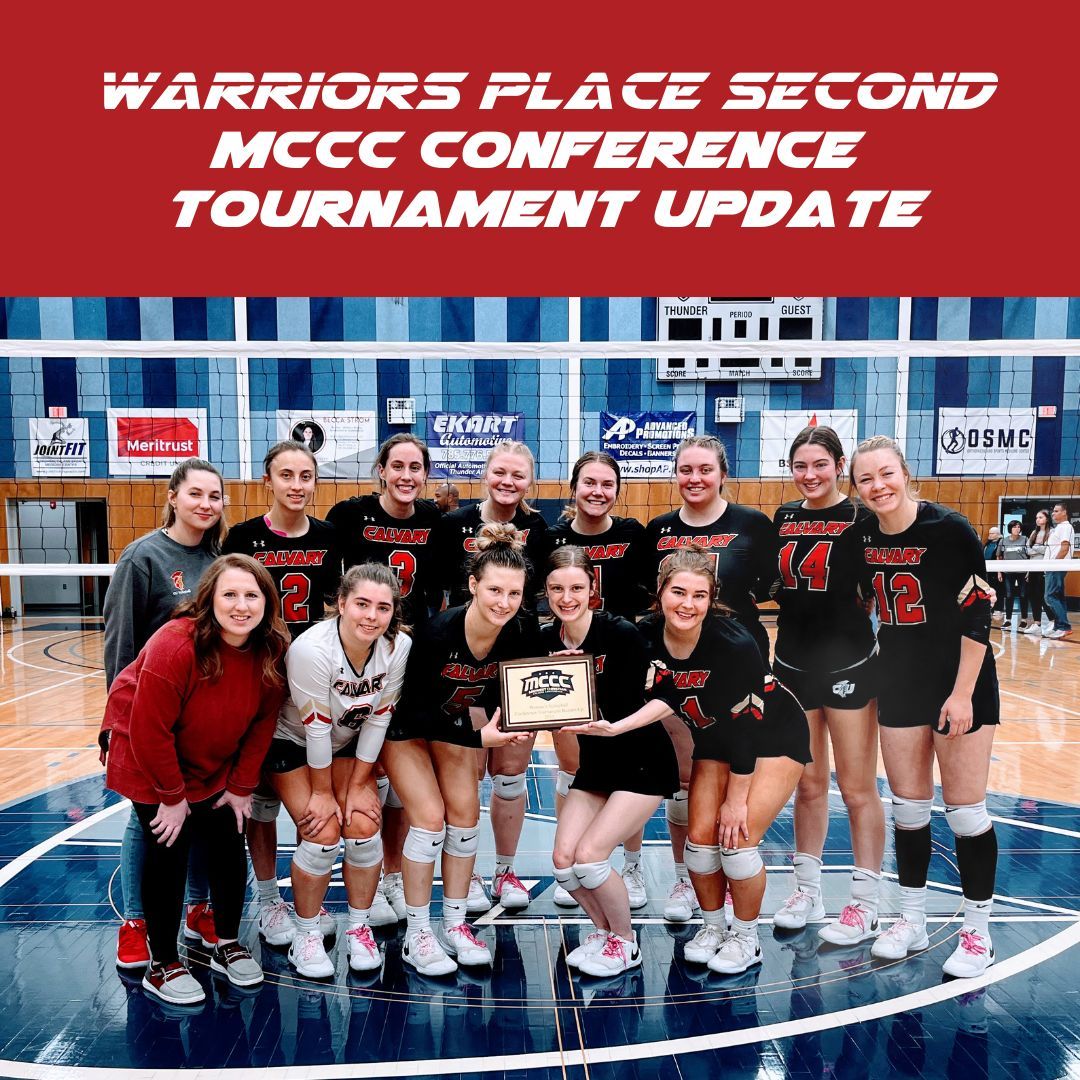 calvarywarriors's tweet photo. Read an update from our recent MCCC Conference Tournament on our athletics website!

📖  https://t.co/PXulln2NDb https://t.co/oxXZEi9C5j