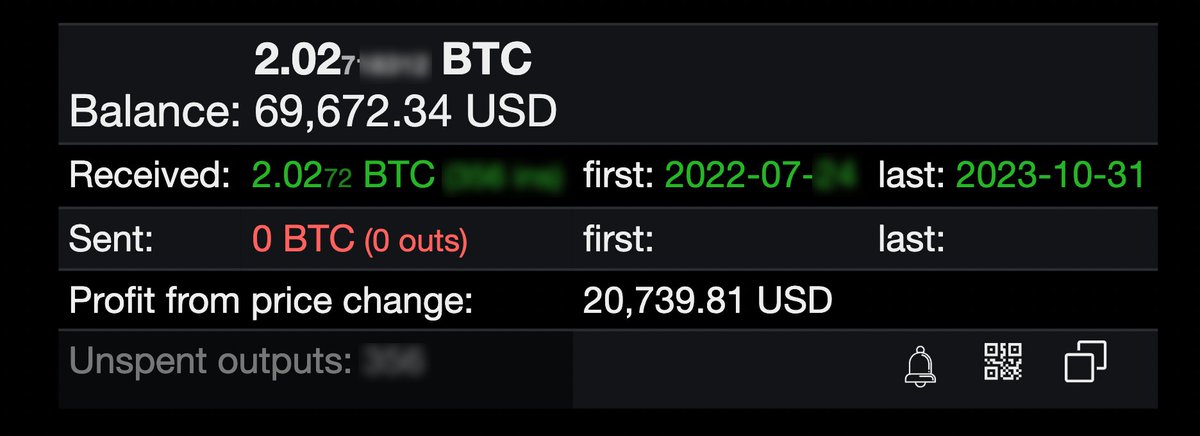 It’s official. I’ve mined 2 full #Bitcoin in just over 1 year. 

Nearly 100% hands-off, even while I sleep. 

Onwards to 3 Bitcoin!