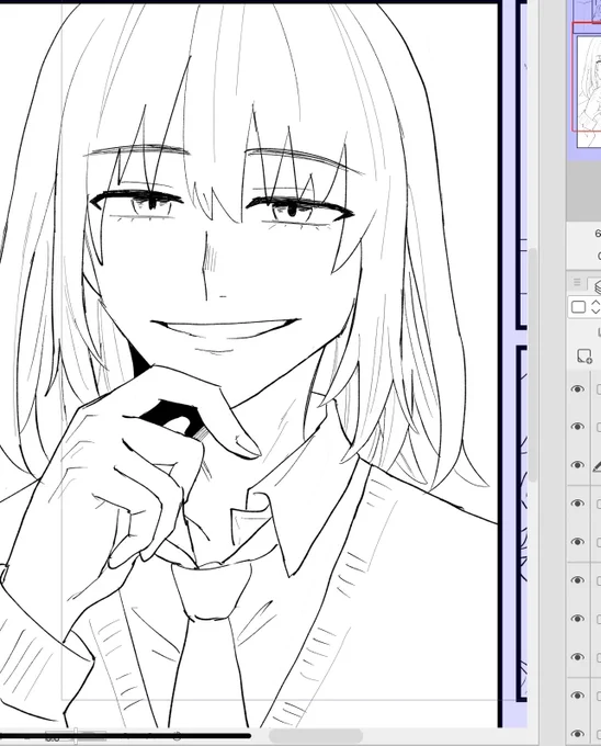いい顔描けた気がする 