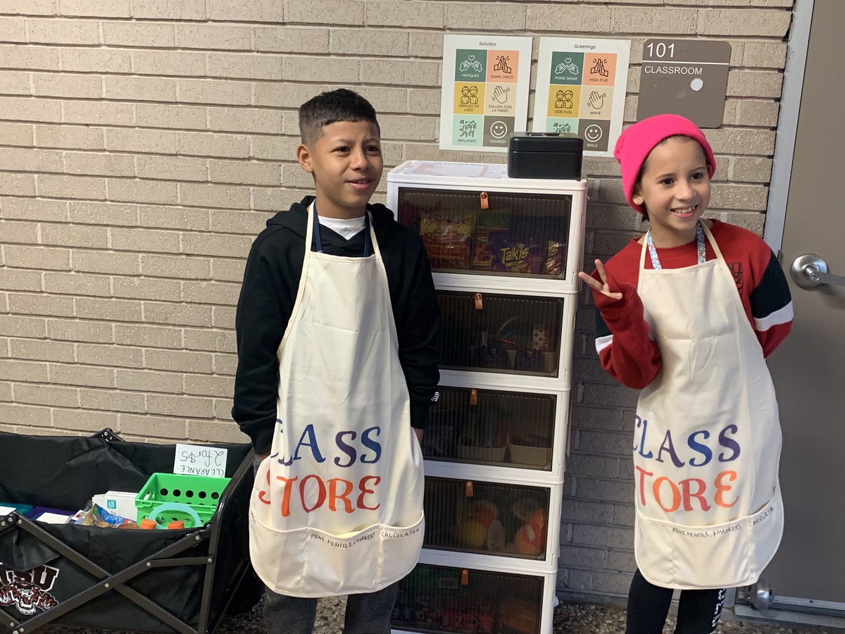 ayescobar1's tweet photo. ADSY Day = La Tiendita is Open! Sticker shock 😱 this morning. #inflation @SmithES_AISD #somosSTALLIONS https://t.co/OMdzTc0SSX