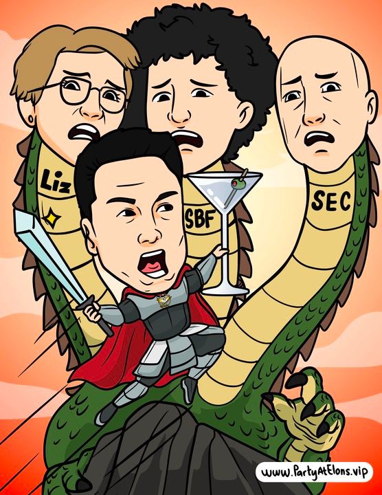 partycoineth's tweet photo. Using memes as a weapon and humor as our shield we fight for Freedom of Money and stand against tyrannical influences!

JOIN THE PARTY!
#FreedomofMoney 
#JointheParty https://t.co/PnoQgOe5a3