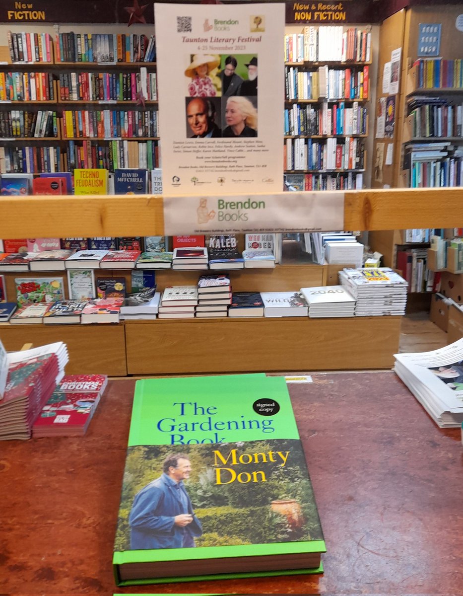 @brendon_books delighted to offer #signed copies of @TheMontyDon #TheGardeningBook @BBCBooks @BBCTwo @GWandShows #discoverbathplace