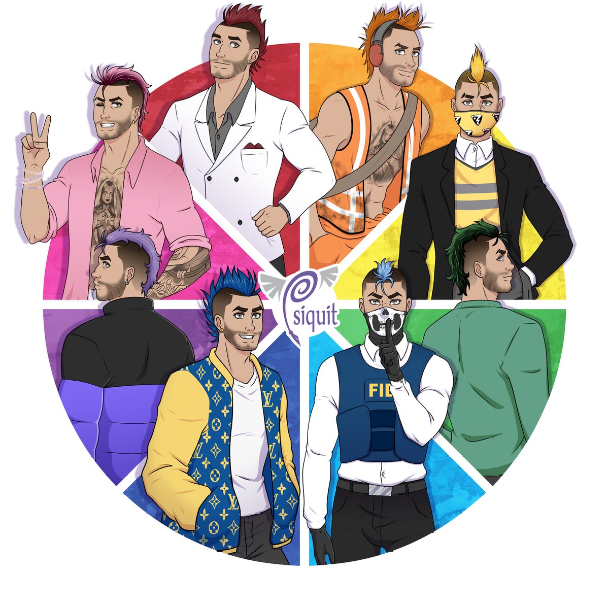 psiquit's tweet photo. Rojo 🔥
Y termino el reto como dió inicio toda esta historia de H, con un H original 😎🤏🏻

#ColorWheel #colorwheelchallenge  #horacioperez #gtaroleplay #horaciogta https://t.co/W70NXTseNf