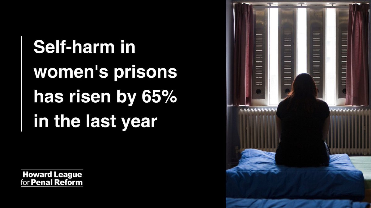 A statistical bulletin from @MoJGovUK shows that prisons in England and Wales recorded 64,348 incidents of self-harm in the 12 months to the end of June 2023 – at a rate of one every eight minutes.  

Read our response here: howardleague.org/news/howard-le…… #LiftTheLidOnPrisons