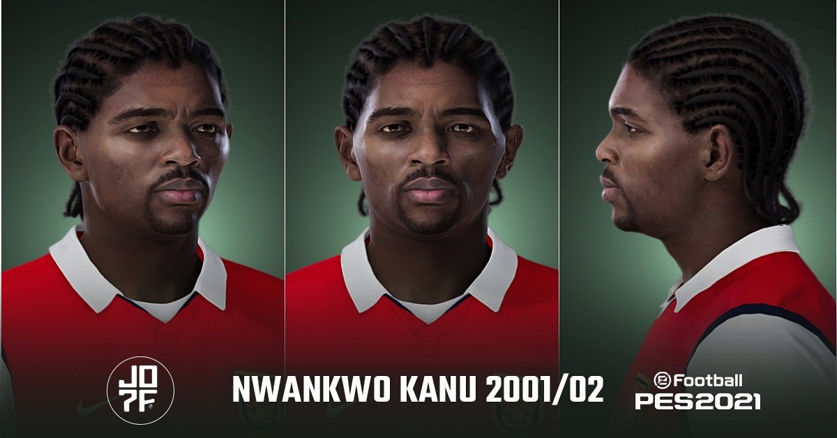 Nwankwo Kanu 2001/02 - PES 2021 (PC MOD) - Become a subscriber and get the download released for this and other faces - Download: buymeacoffee.com/jo7facemakercl… - #eFootball #PES #PES2021 #eFootball2024 #FIFA23 #EAFC24