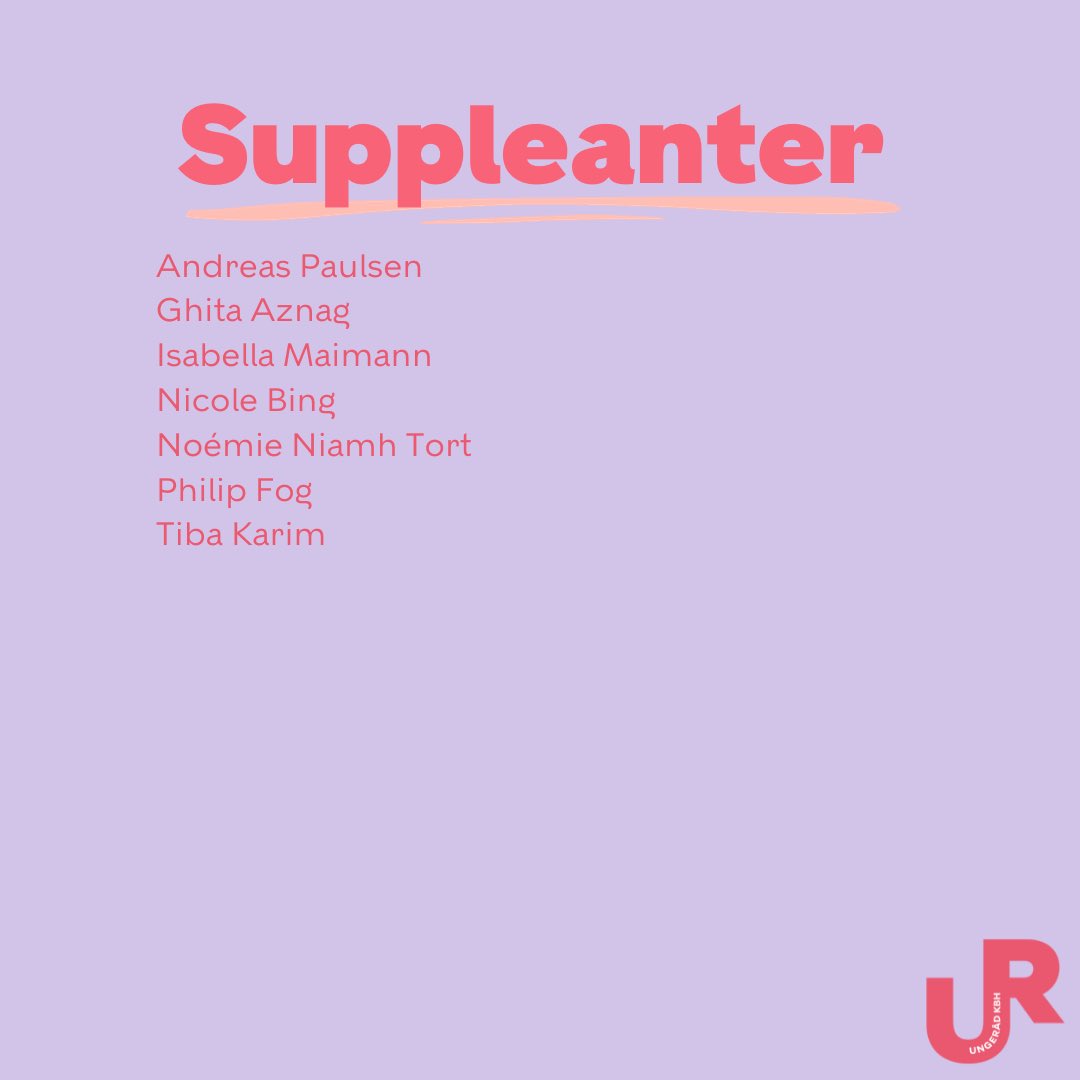 UngKBH's tweet photo. Valgresultatet for ungerådsvalget 2023💞

Kæmpe stort tillykke til alle valgte medlemmer og suppleanter 🎉🎉

Vi glæder os til arbejdet det næste år😍 https://t.co/VscsHQkYEo