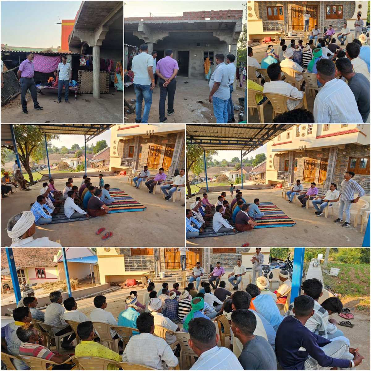 આજ રોજ દાહોદ તાલુકાના ઉચવાણીયા ગામમાં પ્રધાનમંત્રી આવાસ યોજના ગ્રામીણ અંતર્ગત લાભાર્થીઓ સાથે રૂબરૂ મુલાકાત લઈ આવાસોના કામો ઝડપથી પૂર્ણ કરવા માટે પડતી મુશ્કેલીઓ બાબતે  ચર્ચા કરી નિવારણ માટે હાજર સ્ટાફને જરૂરી સુચના આપી.