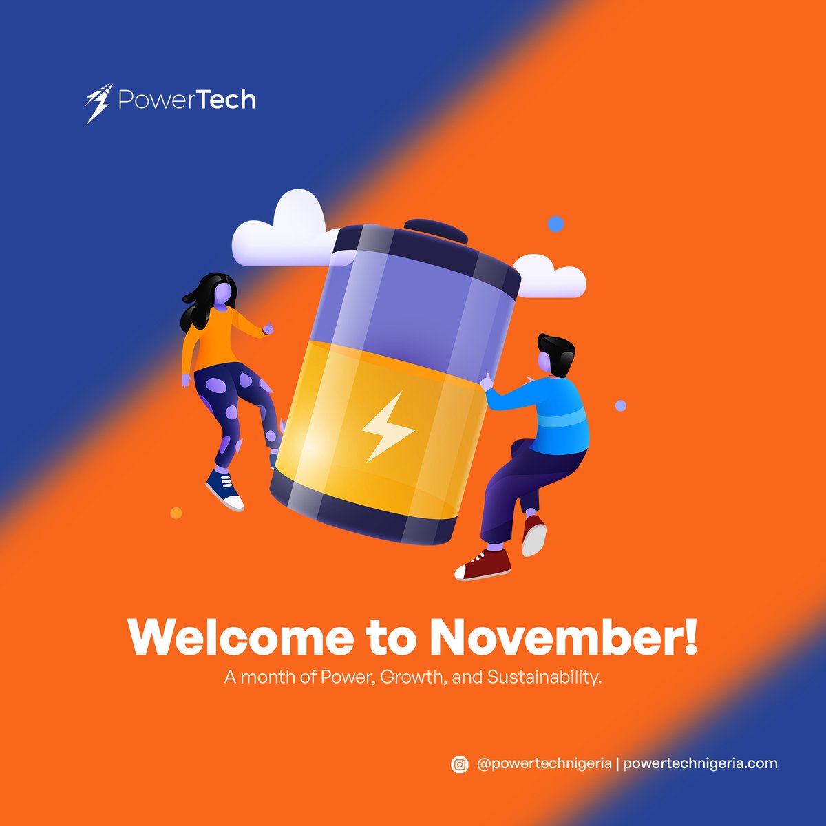 November is a month of progress and growth.

Don't let power outages hold you back. Invest in reliable power and energy solutions for peace of mind.

Happy new month!

#PowerTech #NewMonth #EnergySolution #PowerSolution