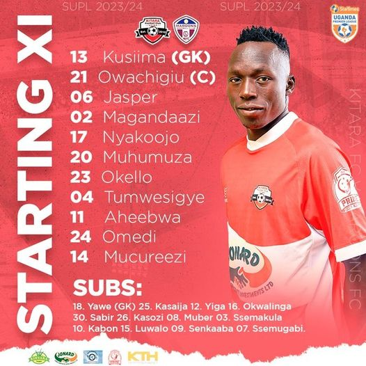 fmkabalega's tweet image. #KITMAR  lineup

#StarTimesUPL   || #PrideOfBunyoro

#KabalegafmSports