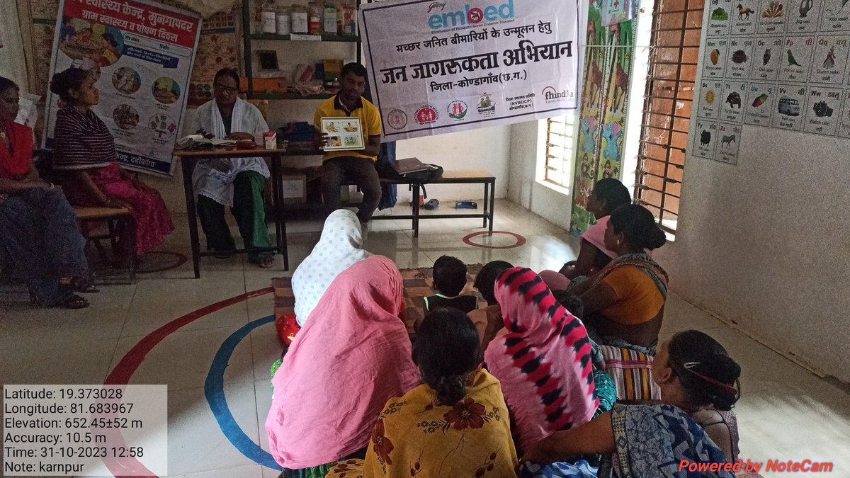 Date 31/10/2023 ko kondagaon block ke kranpur gram me vhnd me sahyog kr malaria dengu bukhar ki jankari ,v bchav ke bare me btai gai #Embed2EndMalaria <a href="/Azadfhindia/">Azad Yadav</a> <a href="/Bhupendra01234/">Bhupendra@fhi.k</a> <a href="/Avdheshsingh_/">Avdhesh Singh</a> <a href="/sksomya/">Som Sharma</a> <a href="/rajesh_amh/">Rajesh Mishra</a>