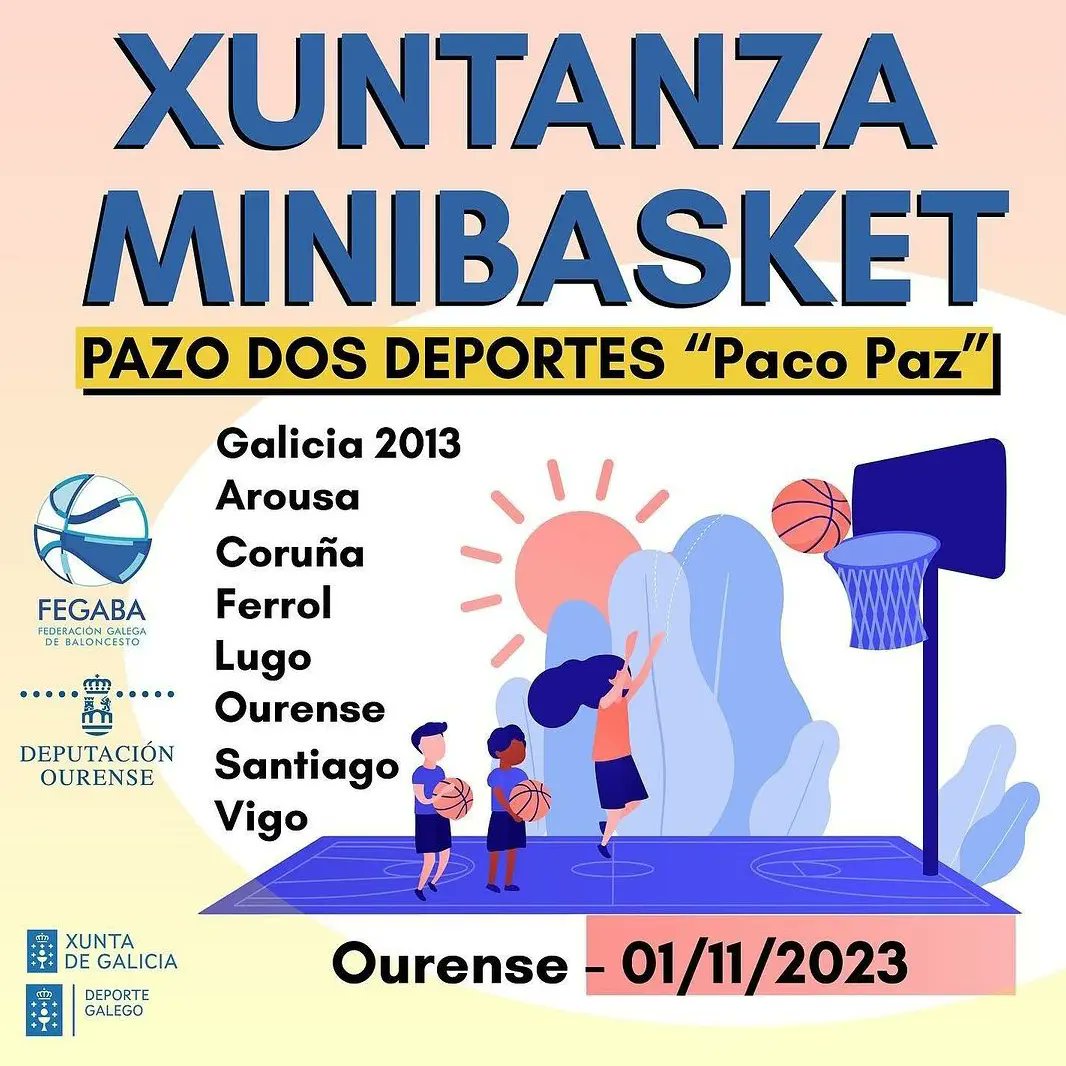cbaspontes's tweet photo. 👉🏼 Hoxe o noso xogador Tomás, participou na xuntanza de minibasket realizada pola @fegababaloncesto en Ourense, convocado coa selección de Ferrol⛹️.
👏🏻Noraboa e a desfrutar da experiencia !!
#cbaspontes #aspontes #fegaba #minibasket https://t.co/83LKmMedMF