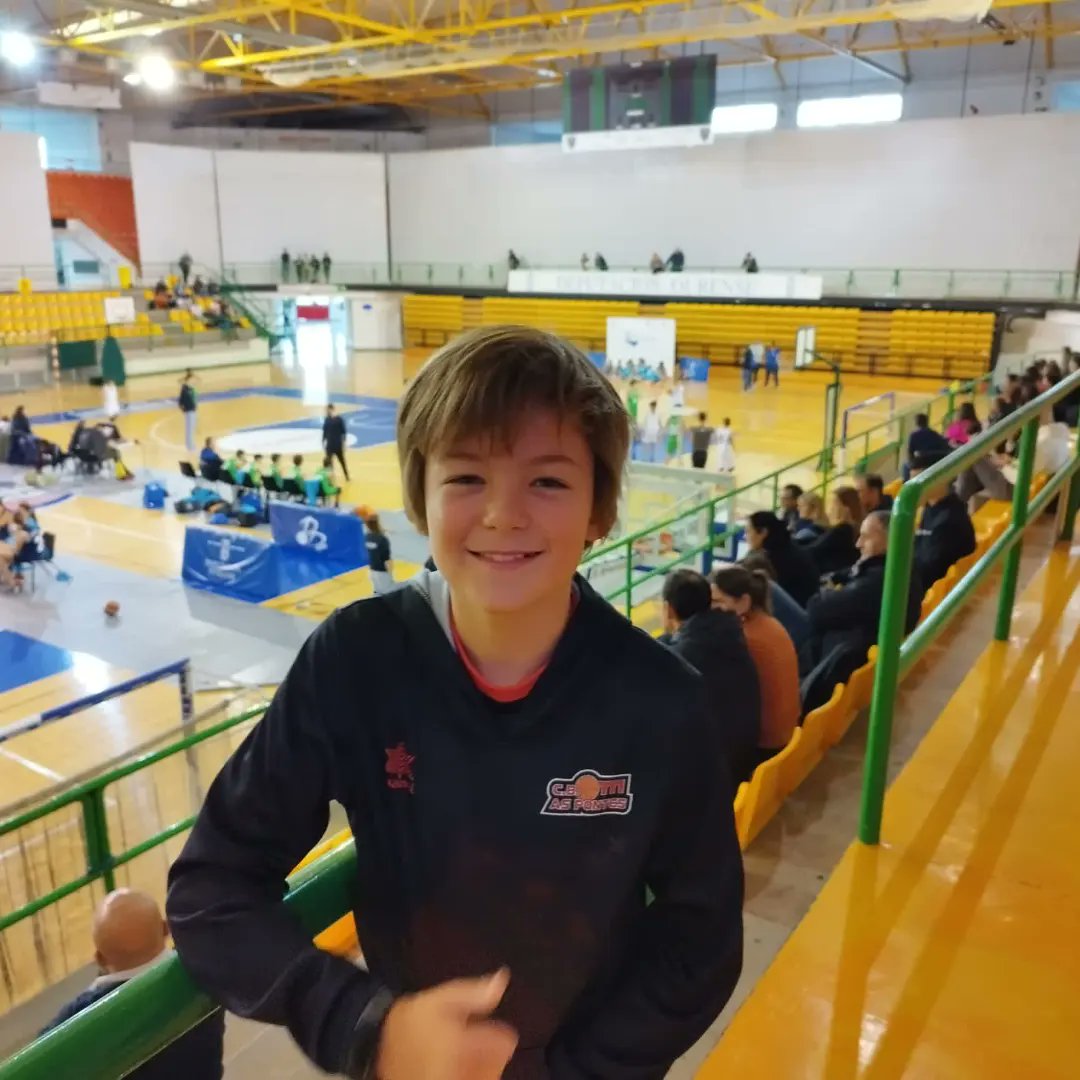 cbaspontes's tweet photo. 👉🏼 Hoxe o noso xogador Tomás, participou na xuntanza de minibasket realizada pola @fegababaloncesto en Ourense, convocado coa selección de Ferrol⛹️.
👏🏻Noraboa e a desfrutar da experiencia !!
#cbaspontes #aspontes #fegaba #minibasket https://t.co/83LKmMedMF