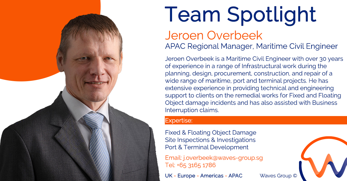 💡 Team Spotlight - Waves Group Ltd Singapore. Meet our dynamic APAC Regional Manager, Jeroen Overbeek. Find out more about Jeroen’s expertise here - lnkd.in/e2AqU5WP