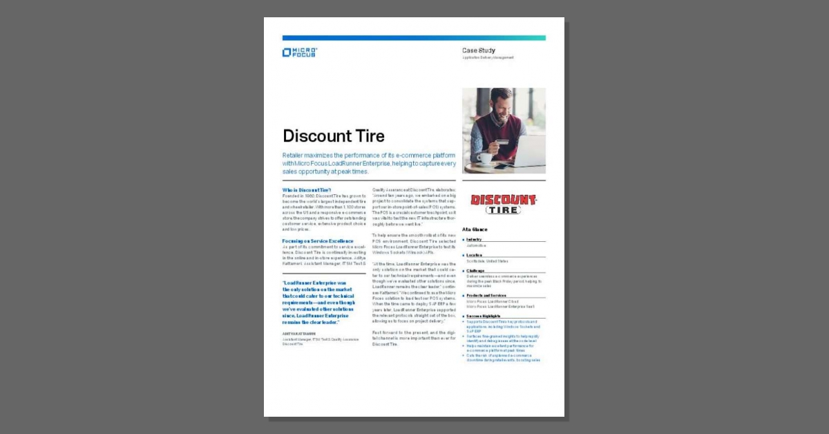 UniserveSE's tweet image. How do global ecommerce companies ensure performance? Read this 👇 story to learn how @MicroFocus #LoadRunner maximizes ecommerce performance. stuf.in/bcmz0u