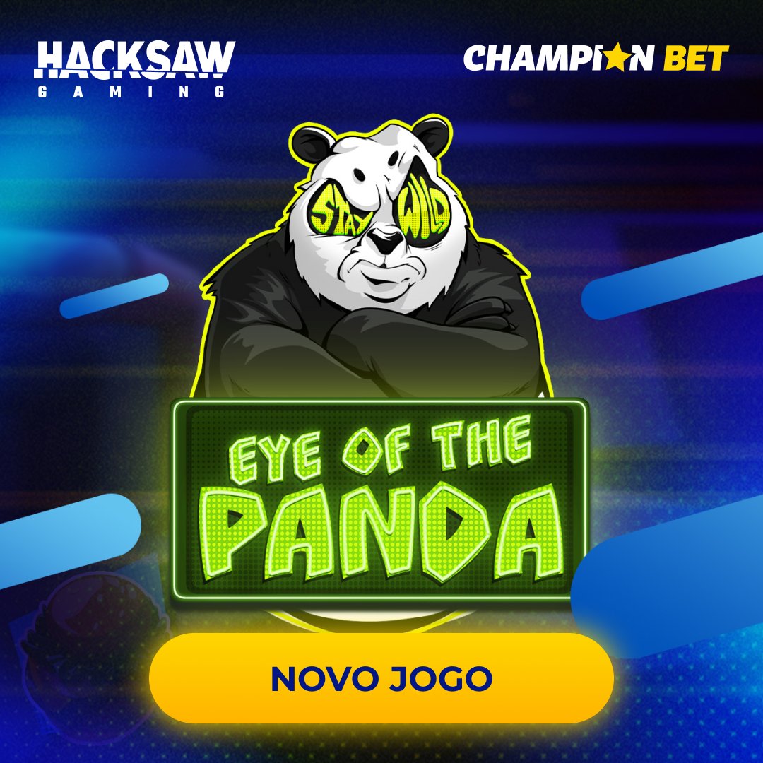 ChampionBetBraz's tweet photo. Stay wild é o slogan do novo caça-níquel Eye of the Panda da Hacksaw Gaming 😍 Talvez seja assim que você possa ganhar 💰 o máximo possível 😎

🎰Ganhe mais com Eye of the Panda! https://t.co/i9IErZrHa7 

#HacksawGaming #OnlineGaming #Slots #OnlineCasino https://t.co/NWILVbwewE