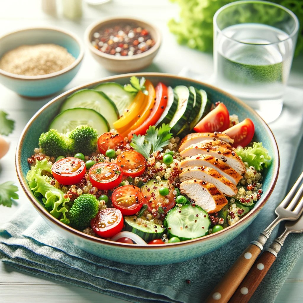 JaneDumbFun's tweet image. Taking a moment to recharge with a vibrant quinoa salad, full of fresh veggies and grilled chicken! 🥗 It’s a delicious way to refuel and keep the energy up for the rest of the day. Remember, a healthy break is key to productivity!
#HealthyEating #Recharge #MiddayBreak