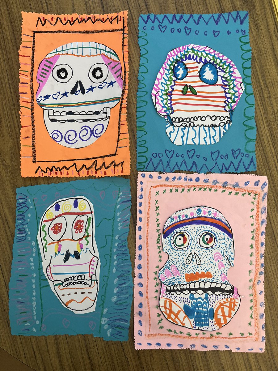 EMKArtists's tweet image. Happy Día de los muertos from our talented 2nd grade EMK artists!
#diadelosmuertos #EMKpride #studentart #eastwindsorregionalschools