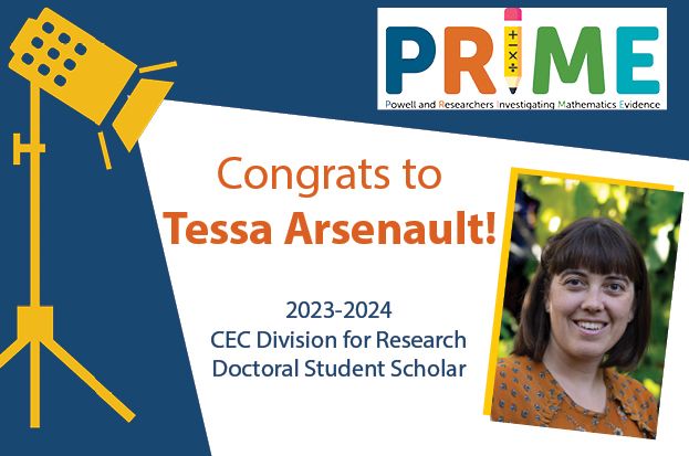 A big congrats to Tessa Arsenault! The #PRIMETeam is so proud of you!