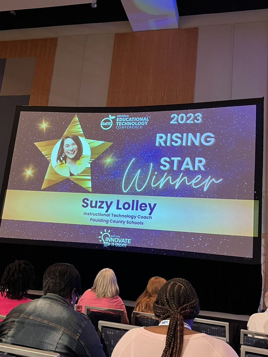 Love this awesome lady! Congrats @suzylolley This is so well deserved! #GaETC23 #GAMIEE #MIEExpert