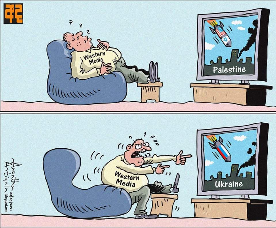2r4uu's tweet photo. "Media ignores Gaza, because no blond hair😤"
Gaza is like all people have been talking about for the past month. Everybody seems to know the numbers of killed civilians in 🇮🇱/🇵🇸, but almost nobody even has an vague idea of how many 🇷🇺 has killed in Mariupol. Weird isn't it? https://t.co/6EQvzmgPW8