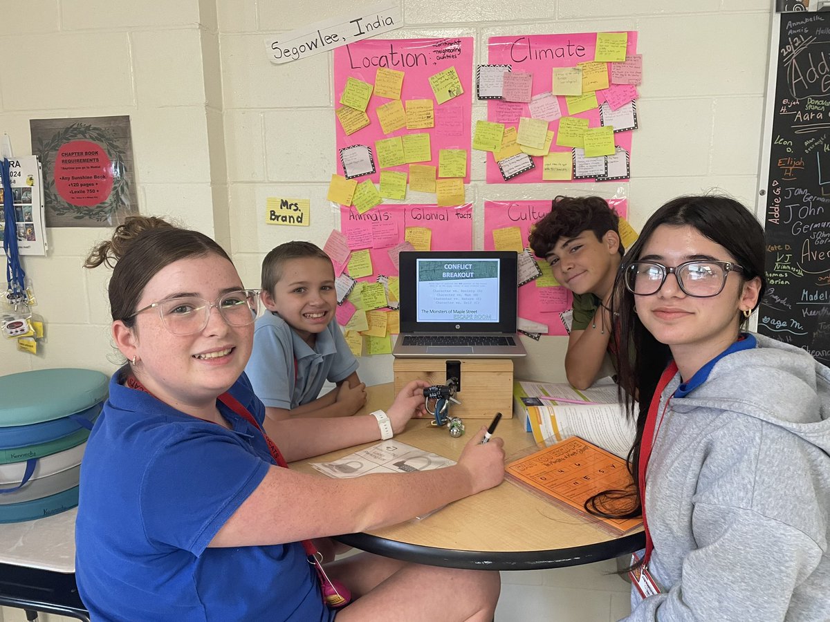 We Broke Out‼️☑️📦⛓️Thanks <a href="/NNMSlibrary/">Mrs. Pirrone</a> for the support‼️👏👏👏<a href="/NNMSWildcats/">NNMS</a> <a href="/CCPS_SecELA/">𝙲𝙲𝙿𝚂 𝚂𝚎𝚌𝚘𝚗𝚍𝚊𝚛𝚢 𝙴𝙻𝙰</a>