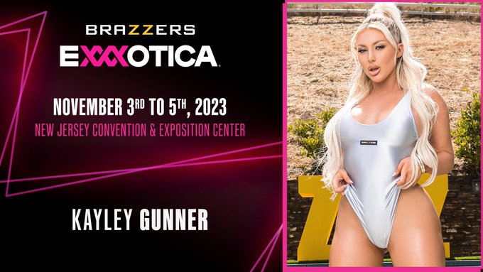 See you this weekend NJ! 🫶🏼 My signing times are  Nov 3 6-10PM Nov 4 2-6PM Nov 5 1-5PM @EXXXOTICA @Brazzers