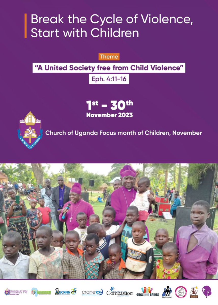 Today together with @RaisingTeensUg1  joined @ChurchofUganda_ in dedicating a month to our beloved children. Let’s cherish, nurture and protect their bright futures for a world of love and possibility. #EndChildViolence #TogetherForChange