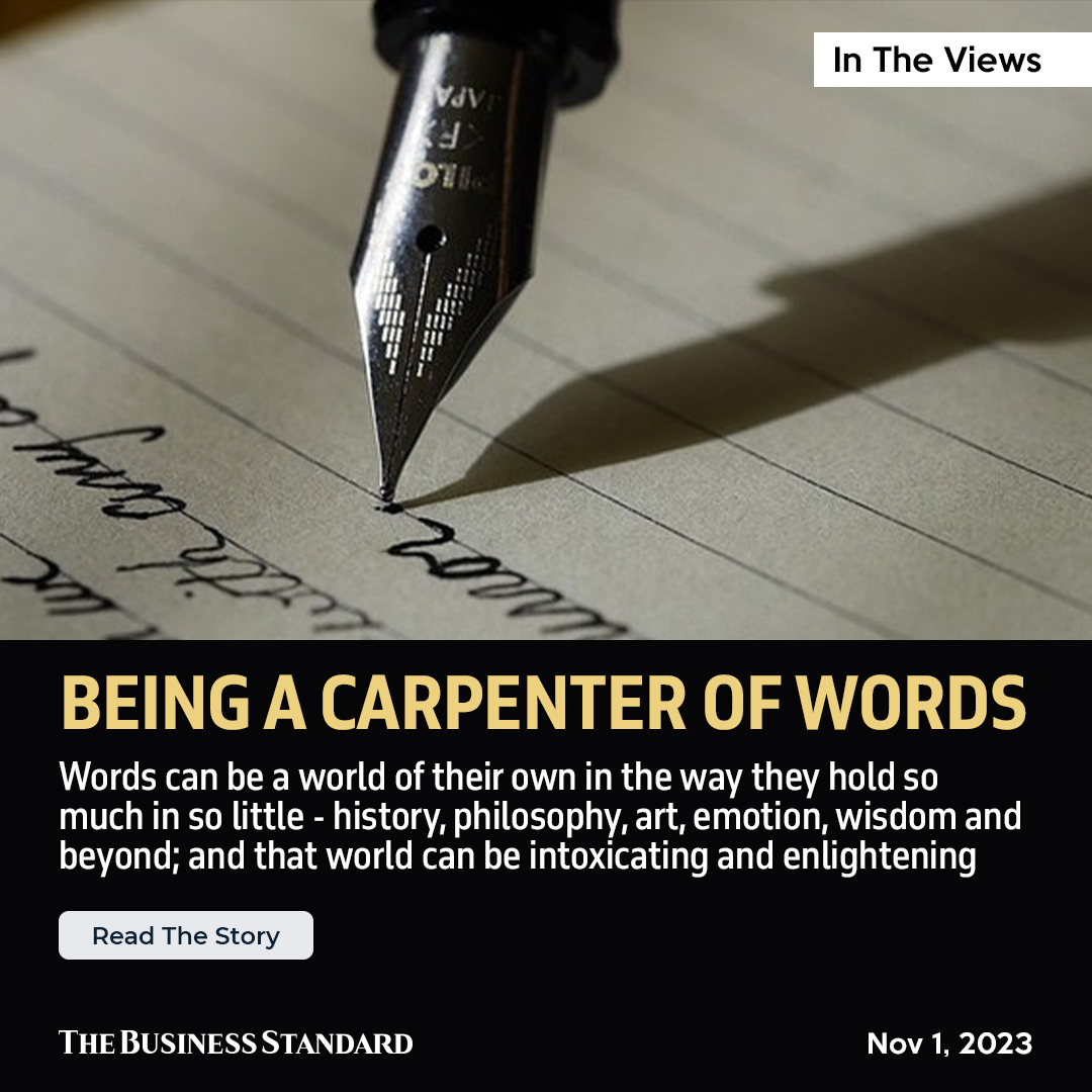 tbsnewsbd's tweet image. Words can be a world of their own in the way they hold so much in so little - history, philosophy, art, emotion, wisdom and beyond

Read more: tinyurl.com/yck9auwb

#words #carpenter #Comminications #tbsnews